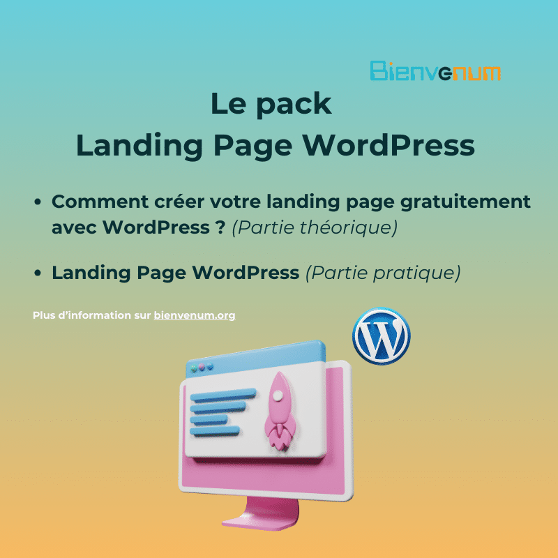 Image d'illustration des Formations création de Landing Page WordPress