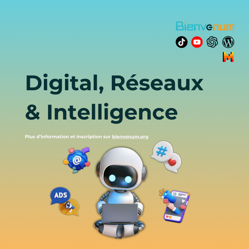 Formation marketing digital, réseaux sociaux & intelligence artificielle