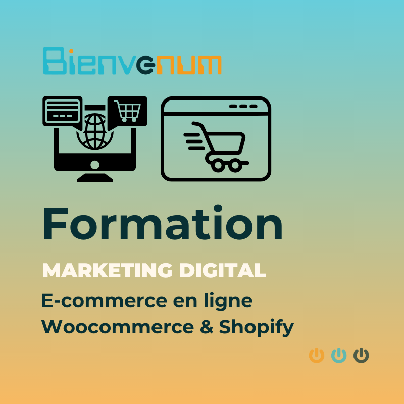 Formation E-commerce en ligne - Woocommerce & Shopify